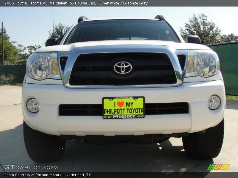 Super White / Graphite Gray 2006 Toyota Tacoma V6 PreRunner TSS Double Cab