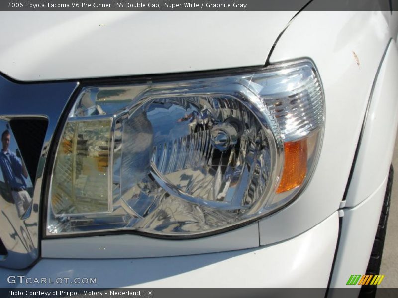 Super White / Graphite Gray 2006 Toyota Tacoma V6 PreRunner TSS Double Cab