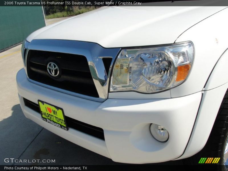 Super White / Graphite Gray 2006 Toyota Tacoma V6 PreRunner TSS Double Cab