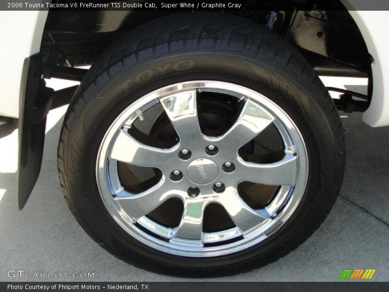 Super White / Graphite Gray 2006 Toyota Tacoma V6 PreRunner TSS Double Cab