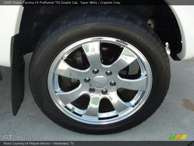 Super White / Graphite Gray 2006 Toyota Tacoma V6 PreRunner TSS Double Cab