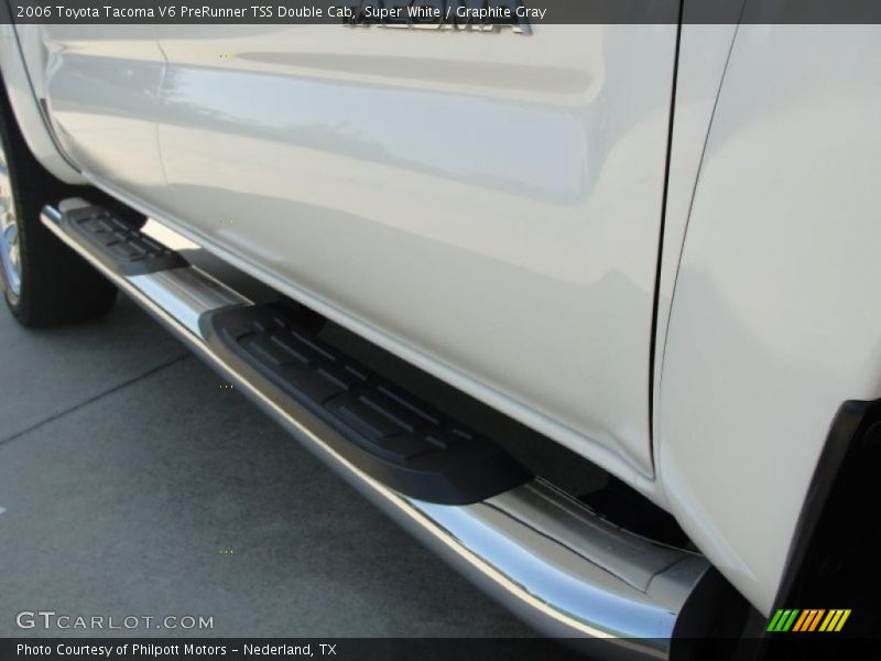 Super White / Graphite Gray 2006 Toyota Tacoma V6 PreRunner TSS Double Cab