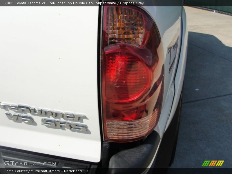 Super White / Graphite Gray 2006 Toyota Tacoma V6 PreRunner TSS Double Cab