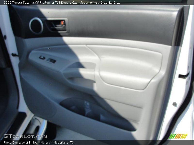 Super White / Graphite Gray 2006 Toyota Tacoma V6 PreRunner TSS Double Cab