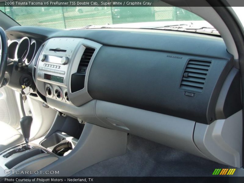 Super White / Graphite Gray 2006 Toyota Tacoma V6 PreRunner TSS Double Cab