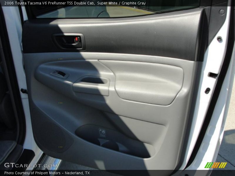 Super White / Graphite Gray 2006 Toyota Tacoma V6 PreRunner TSS Double Cab