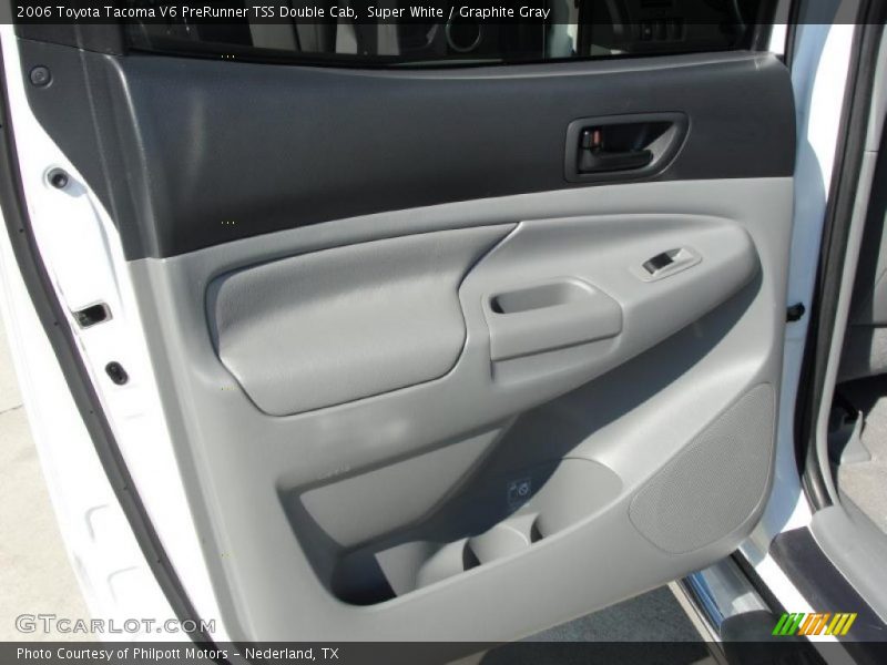 Super White / Graphite Gray 2006 Toyota Tacoma V6 PreRunner TSS Double Cab