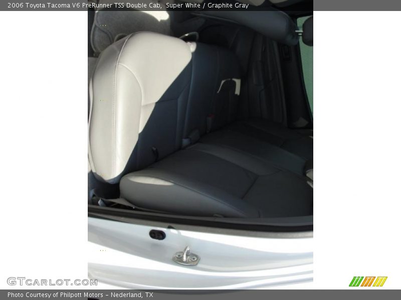 Super White / Graphite Gray 2006 Toyota Tacoma V6 PreRunner TSS Double Cab