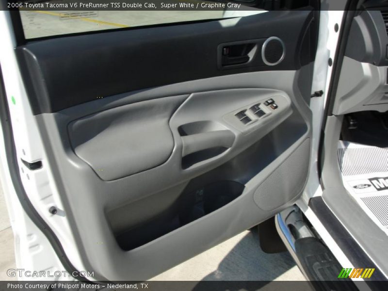 Super White / Graphite Gray 2006 Toyota Tacoma V6 PreRunner TSS Double Cab