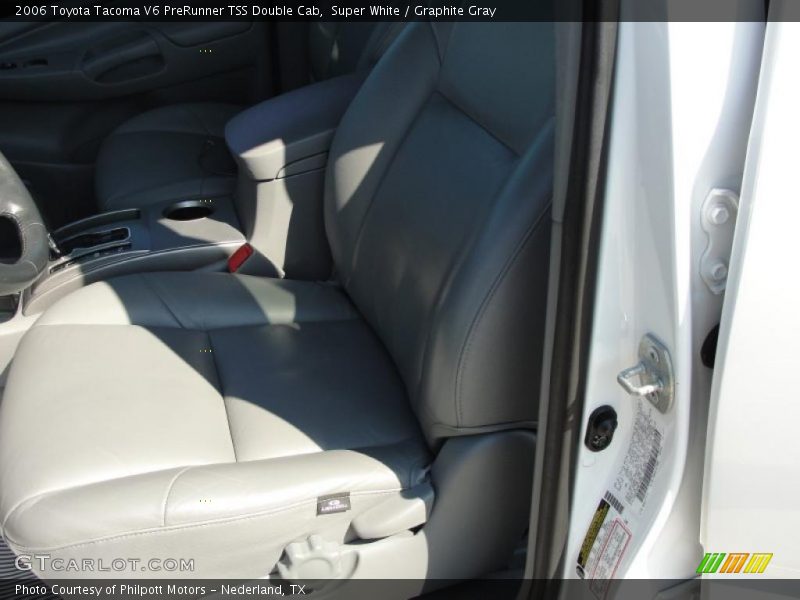 Super White / Graphite Gray 2006 Toyota Tacoma V6 PreRunner TSS Double Cab