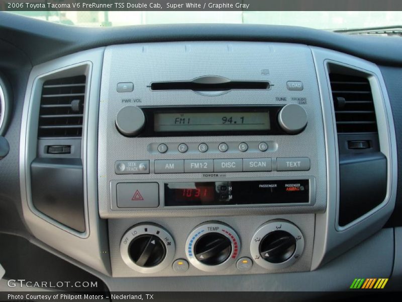 Super White / Graphite Gray 2006 Toyota Tacoma V6 PreRunner TSS Double Cab