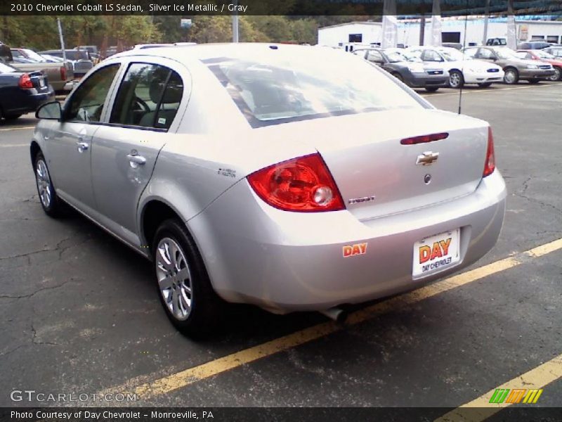Silver Ice Metallic / Gray 2010 Chevrolet Cobalt LS Sedan