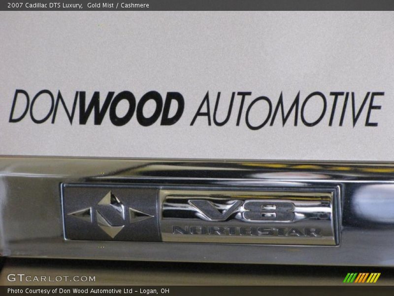 Gold Mist / Cashmere 2007 Cadillac DTS Luxury