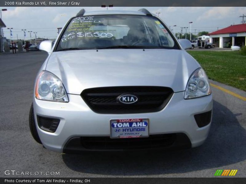 Fine Silver / Gray 2008 Kia Rondo LX V6