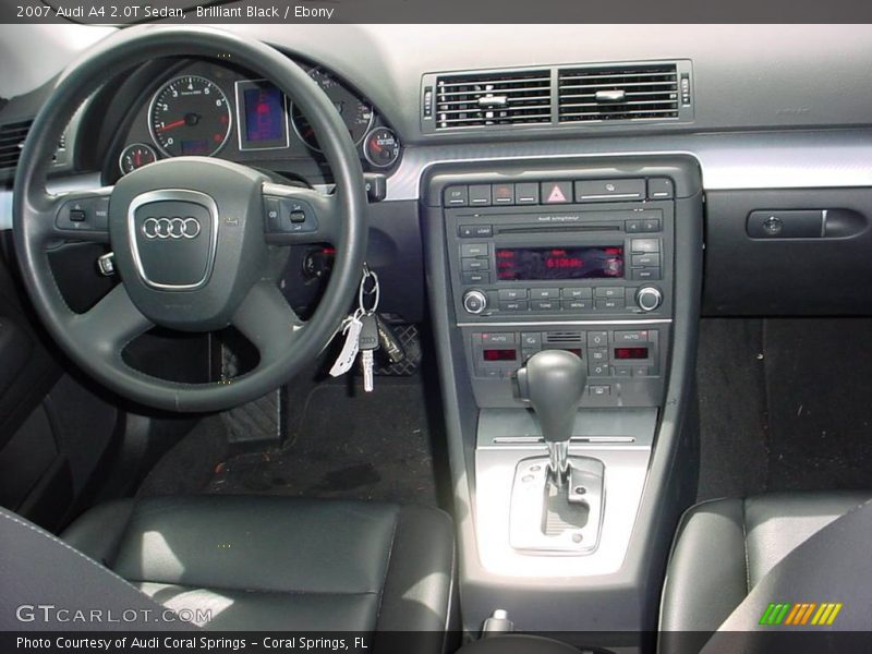 Brilliant Black / Ebony 2007 Audi A4 2.0T Sedan