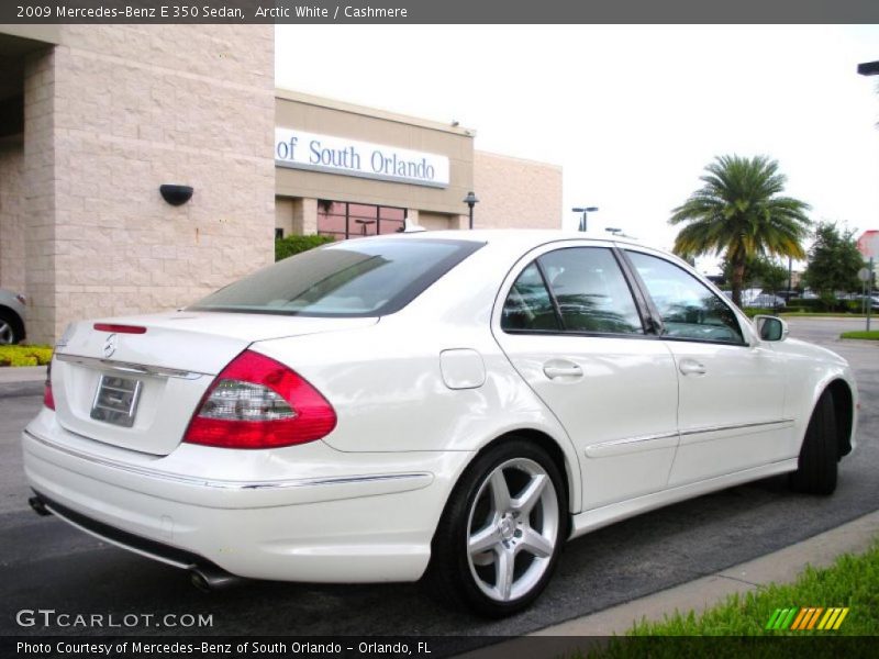 Arctic White / Cashmere 2009 Mercedes-Benz E 350 Sedan