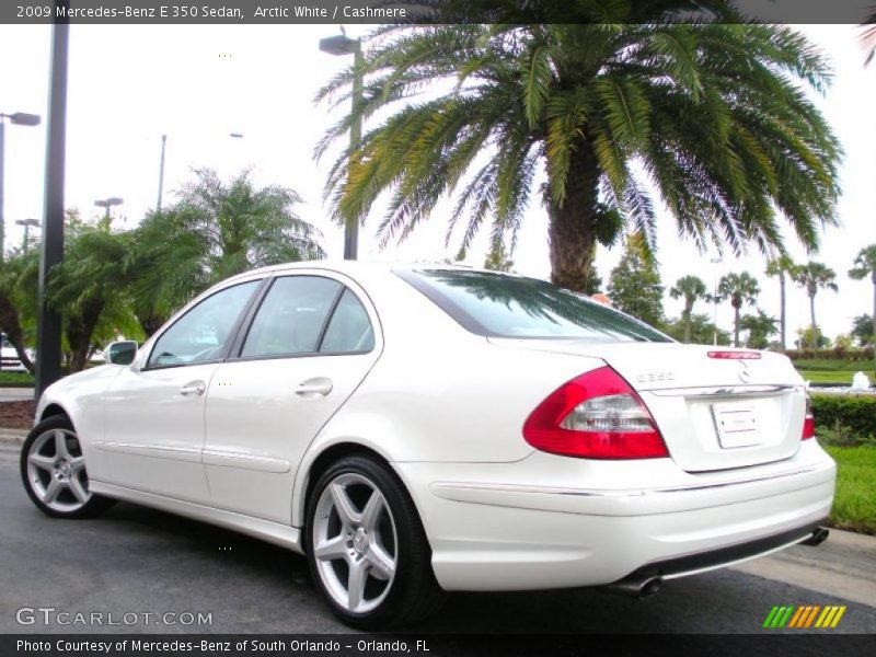 Arctic White / Cashmere 2009 Mercedes-Benz E 350 Sedan