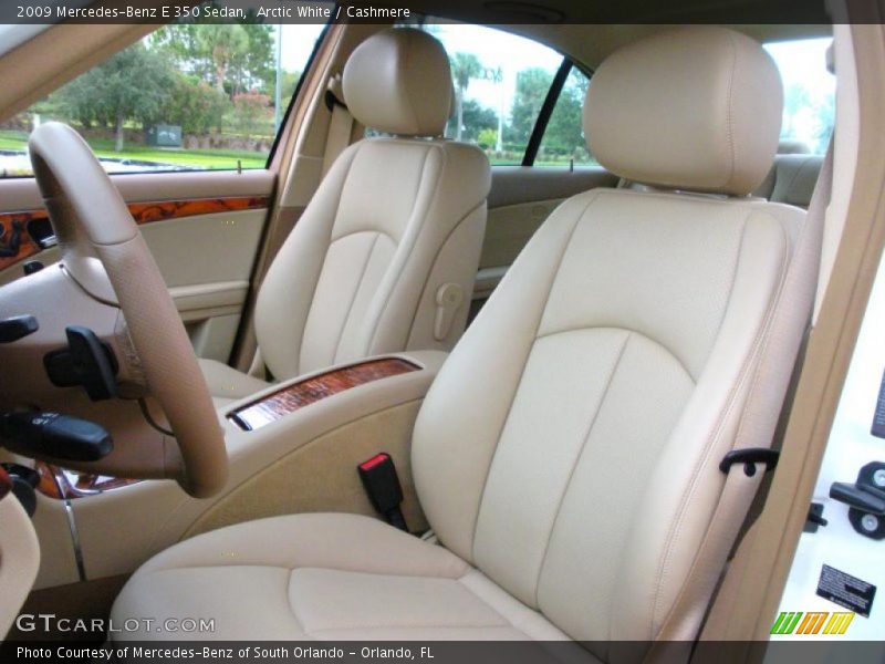 Arctic White / Cashmere 2009 Mercedes-Benz E 350 Sedan