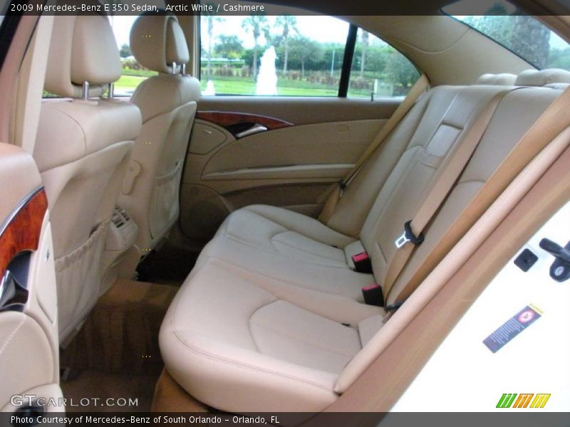 Arctic White / Cashmere 2009 Mercedes-Benz E 350 Sedan
