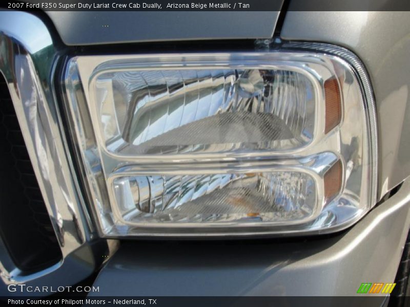 Arizona Beige Metallic / Tan 2007 Ford F350 Super Duty Lariat Crew Cab Dually