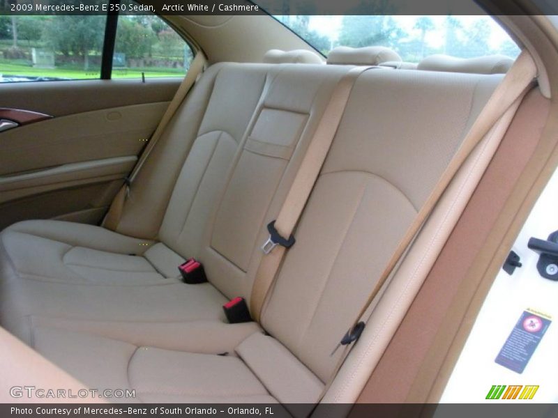 Arctic White / Cashmere 2009 Mercedes-Benz E 350 Sedan