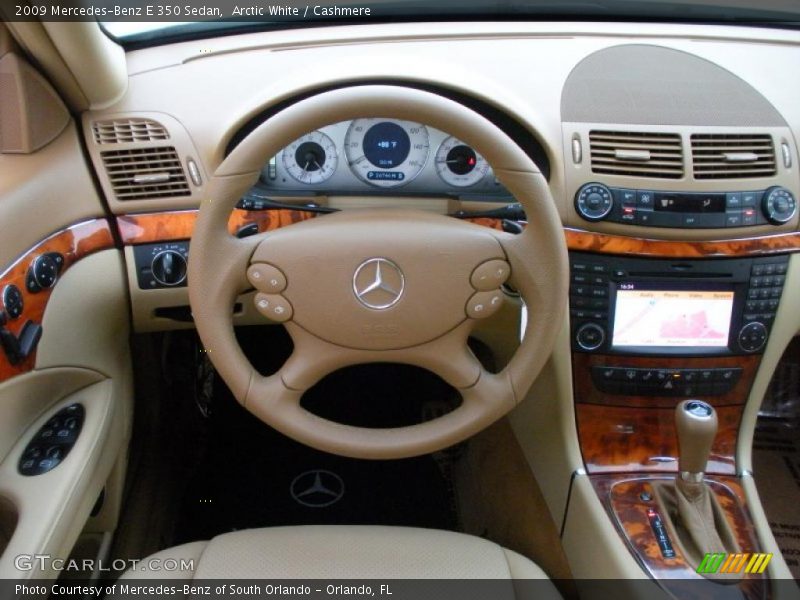 Arctic White / Cashmere 2009 Mercedes-Benz E 350 Sedan