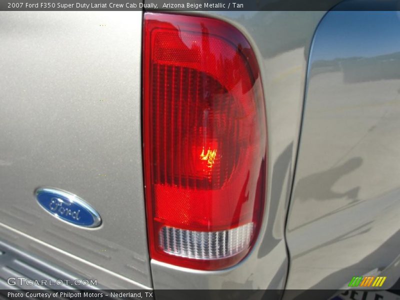 Arizona Beige Metallic / Tan 2007 Ford F350 Super Duty Lariat Crew Cab Dually