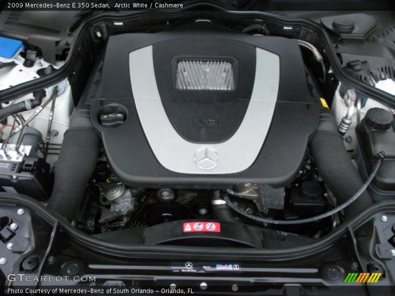 Arctic White / Cashmere 2009 Mercedes-Benz E 350 Sedan