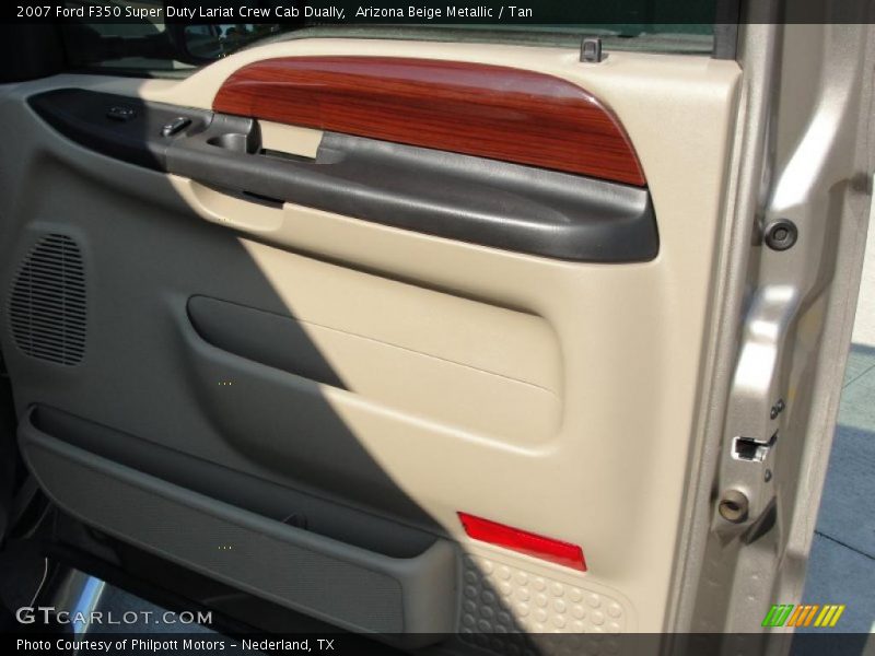 Arizona Beige Metallic / Tan 2007 Ford F350 Super Duty Lariat Crew Cab Dually
