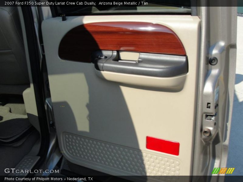 Arizona Beige Metallic / Tan 2007 Ford F350 Super Duty Lariat Crew Cab Dually
