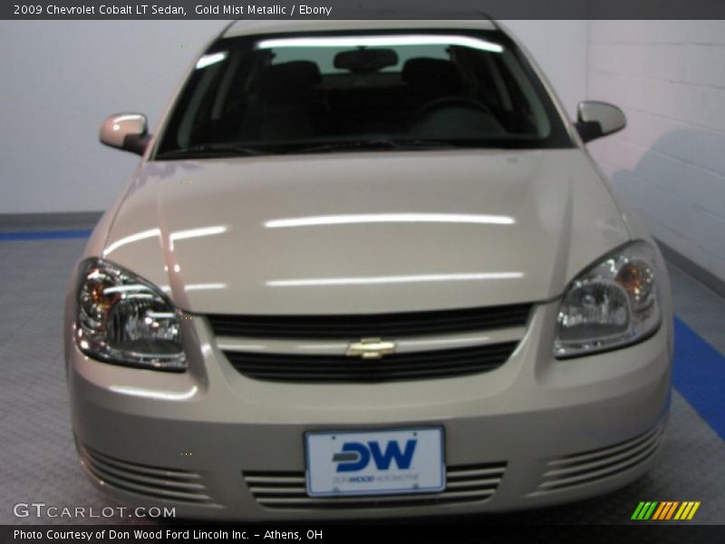 Gold Mist Metallic / Ebony 2009 Chevrolet Cobalt LT Sedan