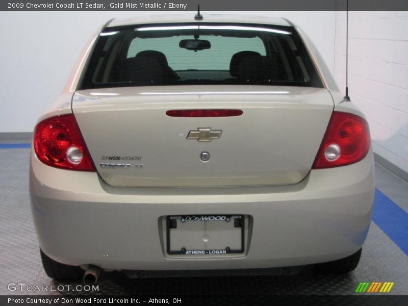Gold Mist Metallic / Ebony 2009 Chevrolet Cobalt LT Sedan