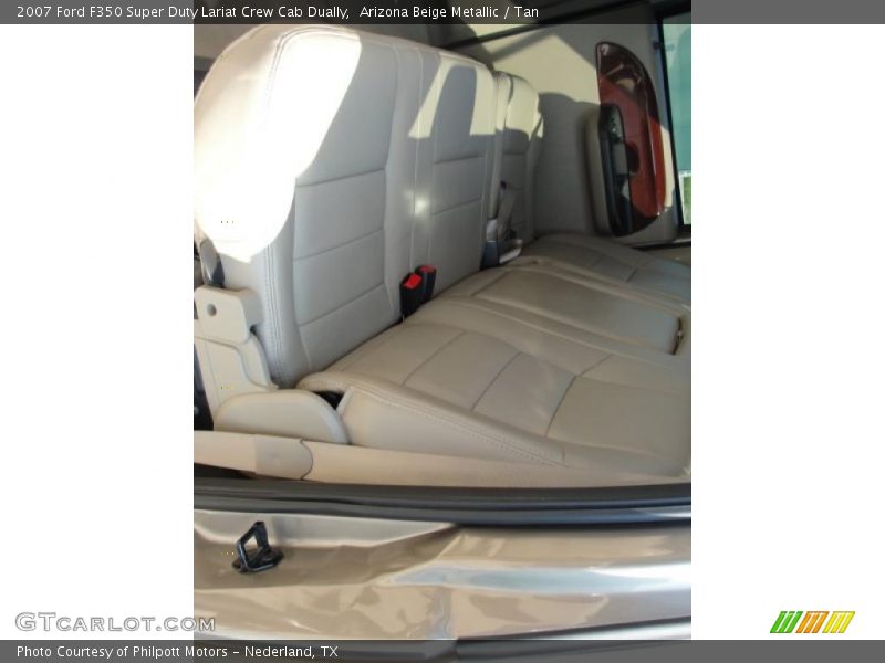Arizona Beige Metallic / Tan 2007 Ford F350 Super Duty Lariat Crew Cab Dually