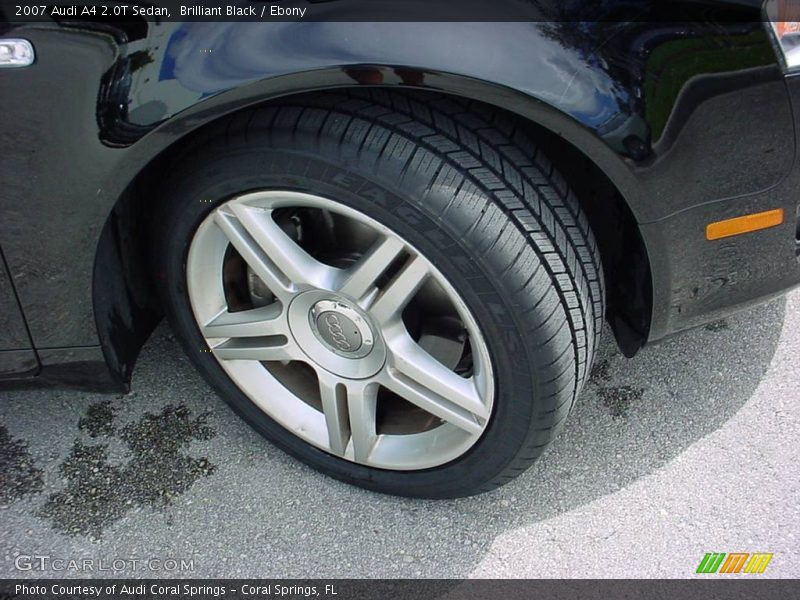 Brilliant Black / Ebony 2007 Audi A4 2.0T Sedan
