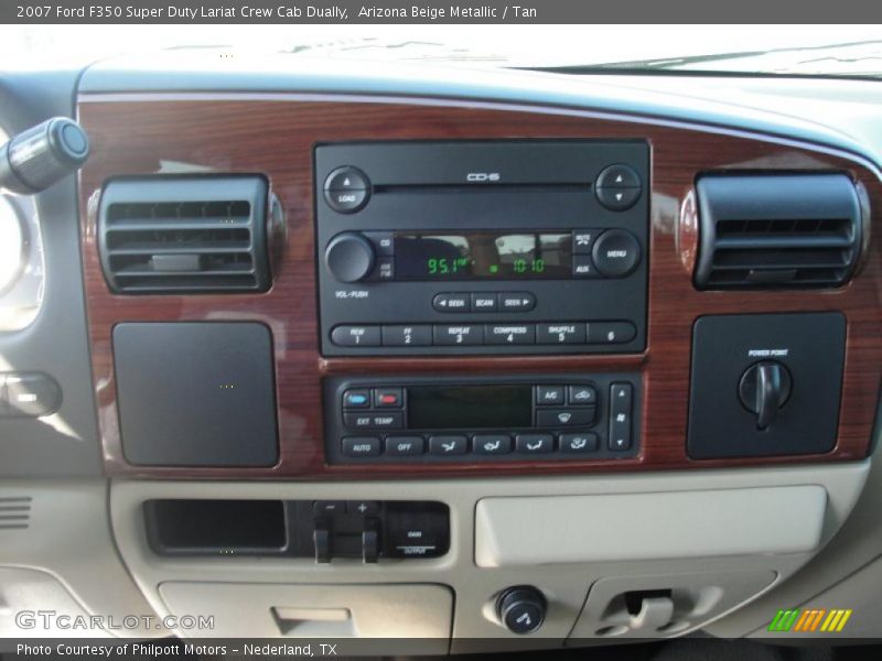 Arizona Beige Metallic / Tan 2007 Ford F350 Super Duty Lariat Crew Cab Dually