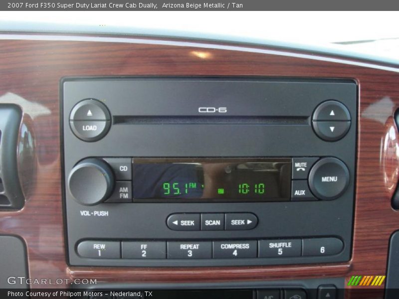 Arizona Beige Metallic / Tan 2007 Ford F350 Super Duty Lariat Crew Cab Dually