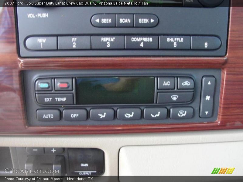 Arizona Beige Metallic / Tan 2007 Ford F350 Super Duty Lariat Crew Cab Dually