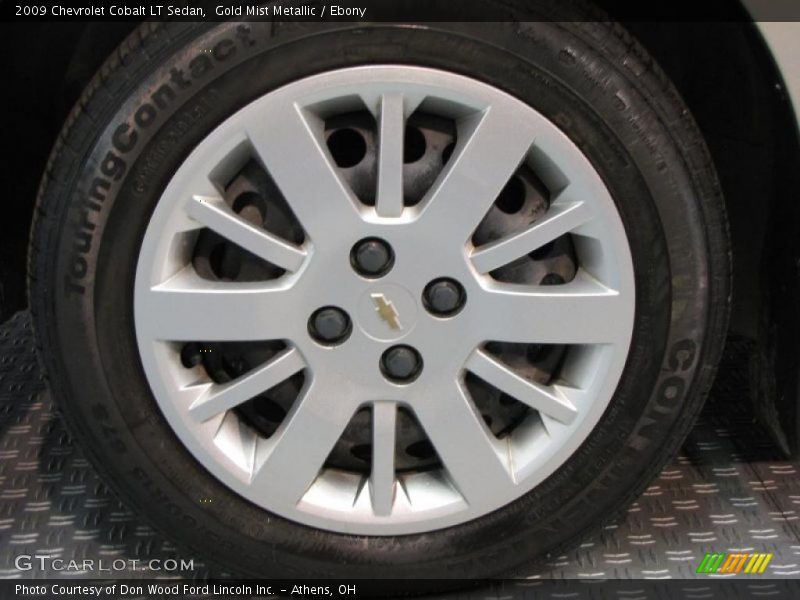 Gold Mist Metallic / Ebony 2009 Chevrolet Cobalt LT Sedan