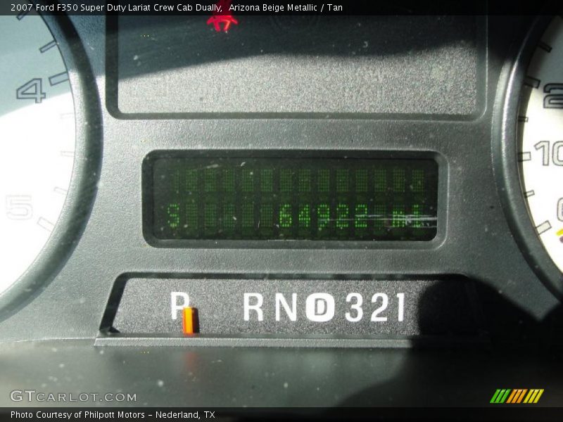 Arizona Beige Metallic / Tan 2007 Ford F350 Super Duty Lariat Crew Cab Dually