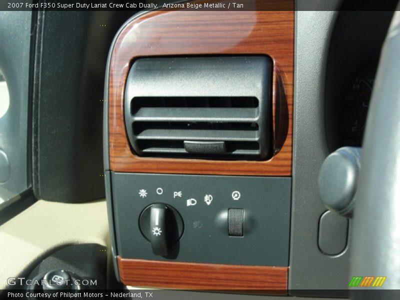 Arizona Beige Metallic / Tan 2007 Ford F350 Super Duty Lariat Crew Cab Dually