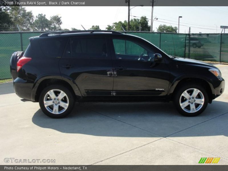 Black / Dark Charcoal 2008 Toyota RAV4 Sport