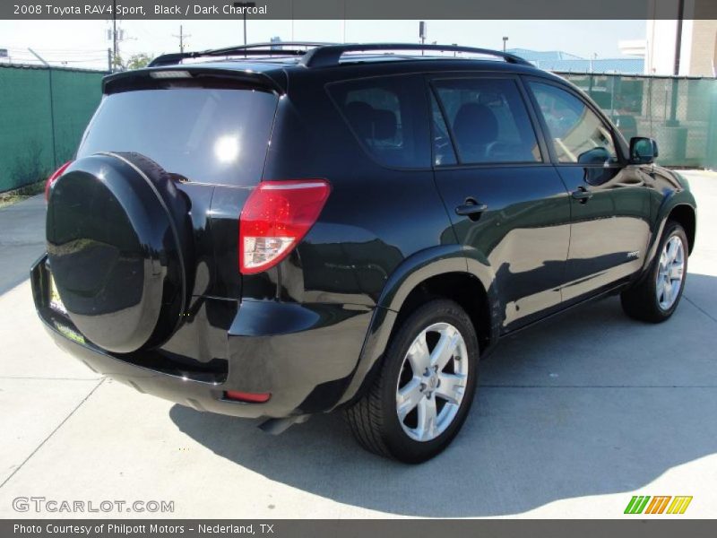 Black / Dark Charcoal 2008 Toyota RAV4 Sport