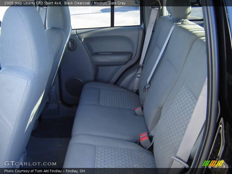 Black Clearcoat / Medium Slate Gray 2005 Jeep Liberty CRD Sport 4x4