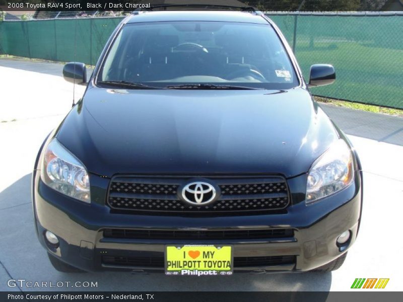 Black / Dark Charcoal 2008 Toyota RAV4 Sport