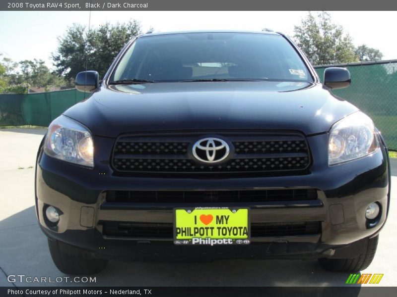 Black / Dark Charcoal 2008 Toyota RAV4 Sport