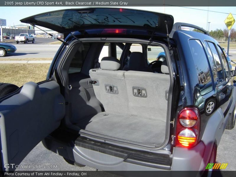 Black Clearcoat / Medium Slate Gray 2005 Jeep Liberty CRD Sport 4x4