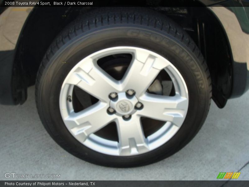 Black / Dark Charcoal 2008 Toyota RAV4 Sport