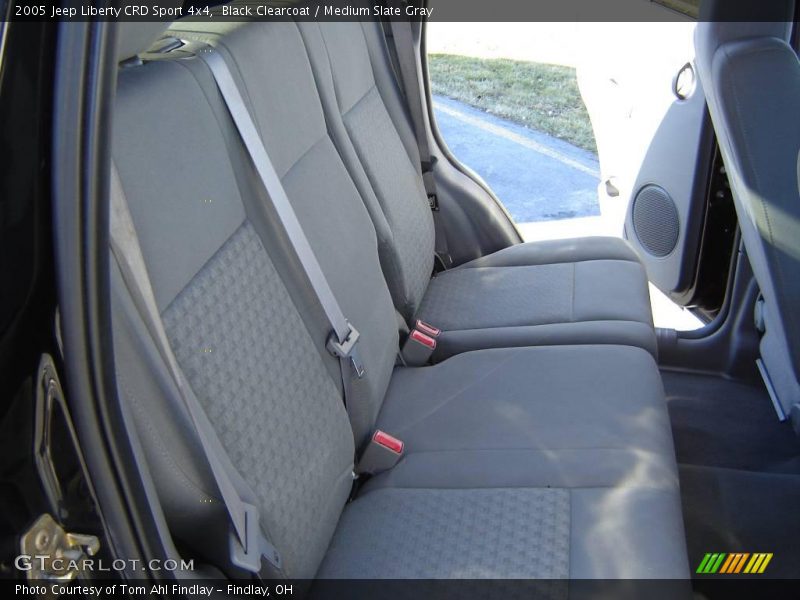 Black Clearcoat / Medium Slate Gray 2005 Jeep Liberty CRD Sport 4x4
