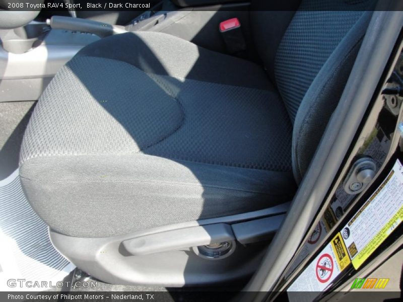 Black / Dark Charcoal 2008 Toyota RAV4 Sport