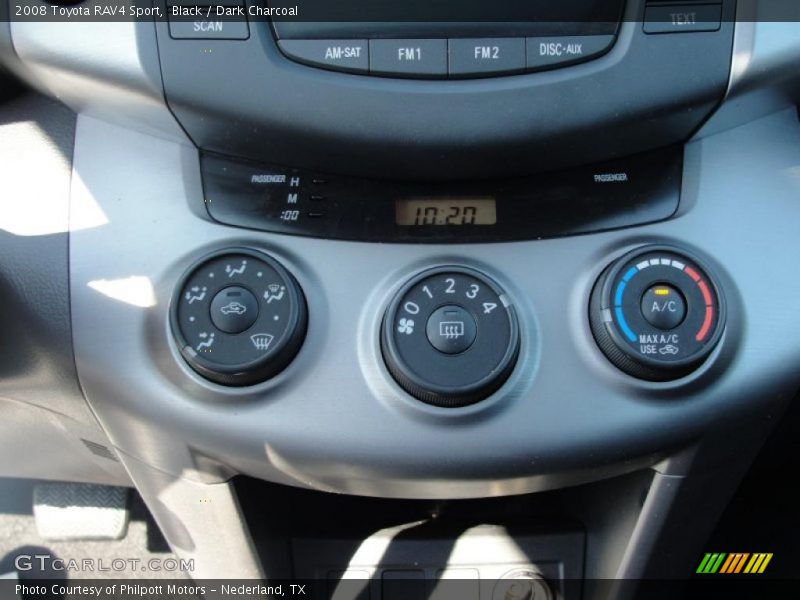 Black / Dark Charcoal 2008 Toyota RAV4 Sport